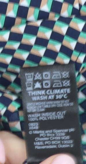 Womens UK Size 12 Marks and Spencer Multicoloured Basic Blouse