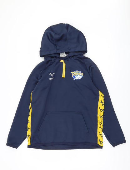 OXEN Boys Blue Hoodie L - Graphic Winter Pullover