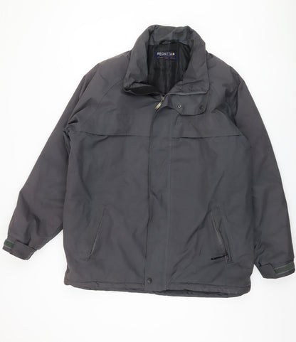 Mens UK Size M Regatta Black Parka Coat