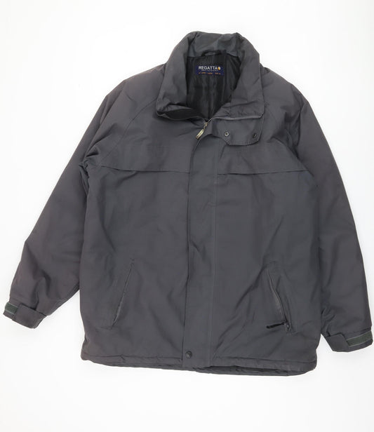 Mens UK Size M Regatta Black Parka Coat