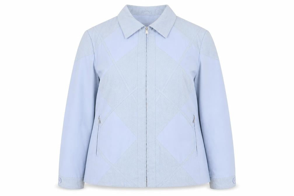 Womens UK Size 22 Finesse Blue Basic Jacket