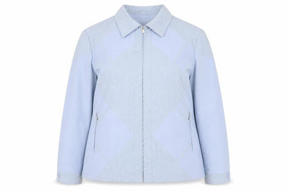 Womens UK Size 22 Finesse Blue Basic Jacket