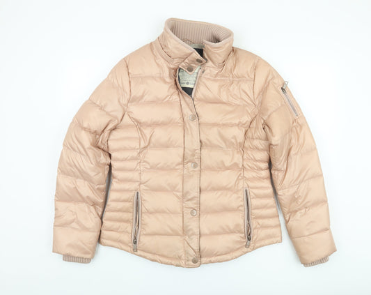 Esprit Women's Beige Puffer Jacket, Size 14, Winter Ready