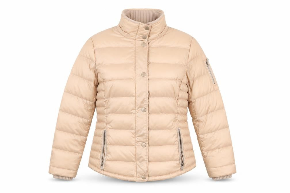 Womens UK Size 14 Esprit Beige Puffer Jacket