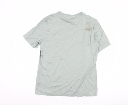 Marks and Spencer Men's Green T-Shirt, Size M, Cotton