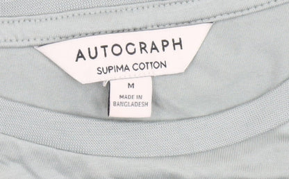 Marks and Spencer Men's Green T-Shirt, Size M, Cotton