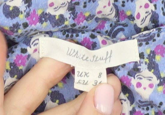 Womens UK Size 8 White Stuff Multicoloured Basic Blouse