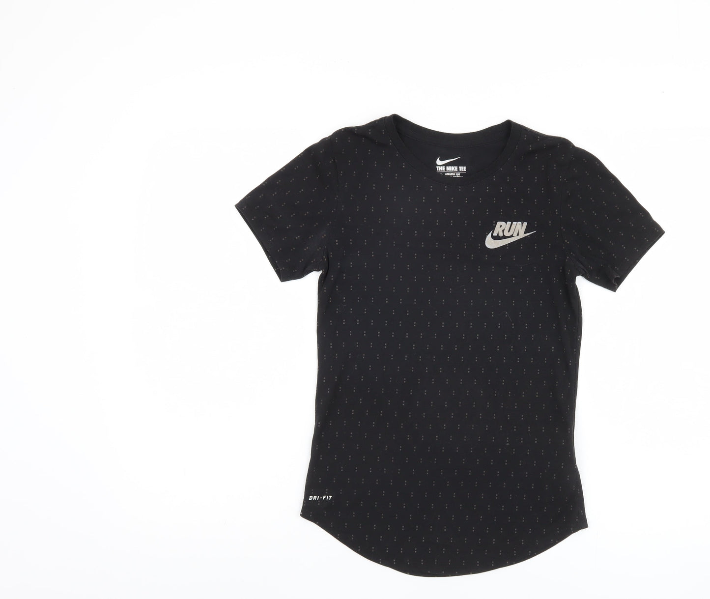 Womens UK Size XS Nike Black Basic T-Shirt