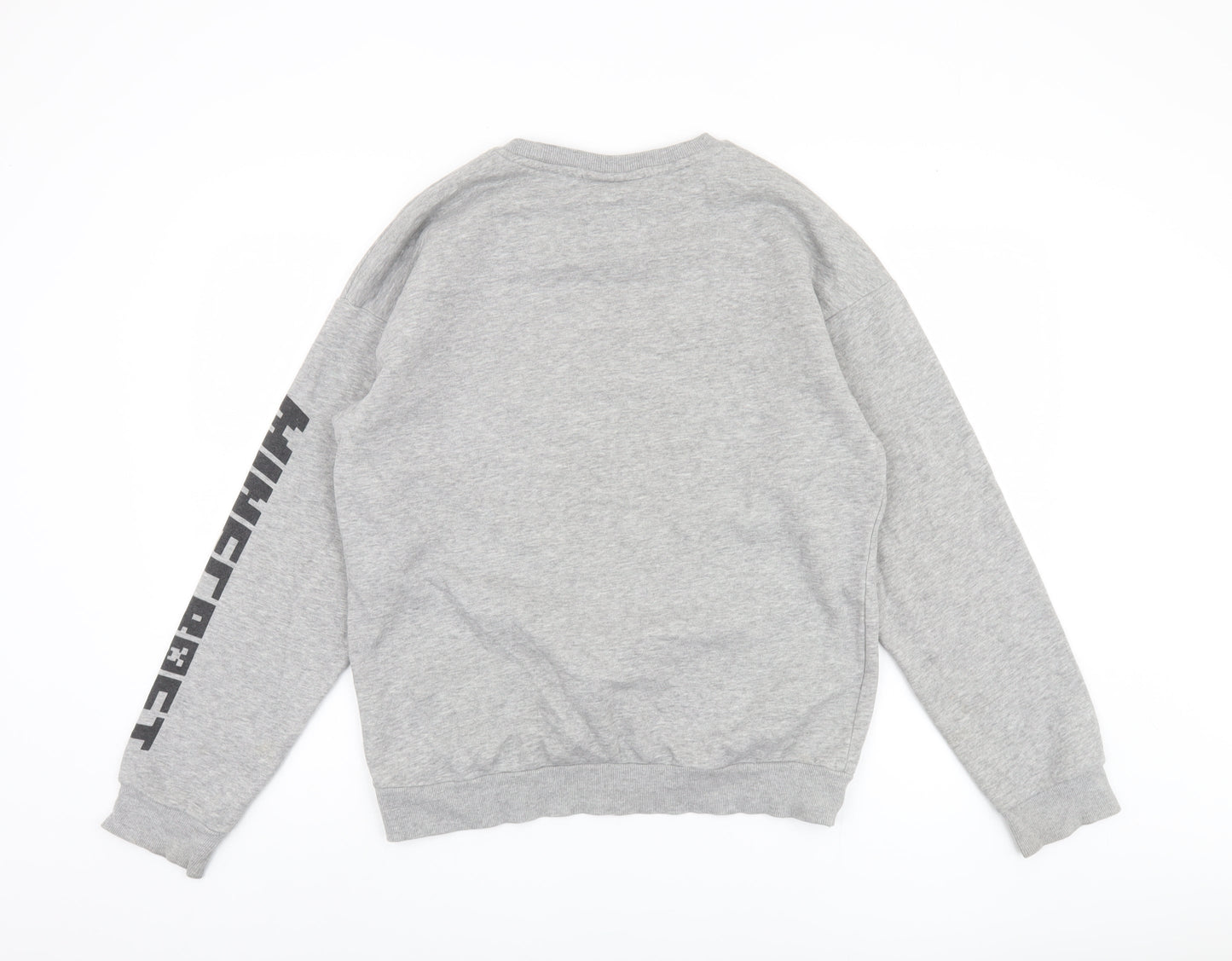 Mojang Boys Grey Pullover Sweatshirt - Size 12