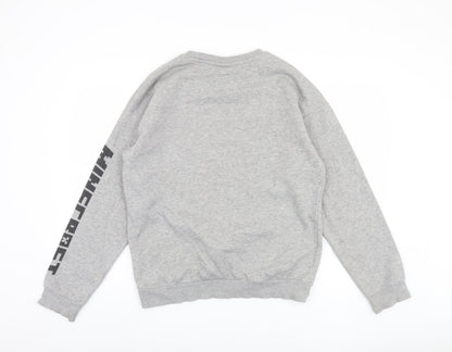 Mojang Boys Grey Pullover Sweatshirt - Size 12