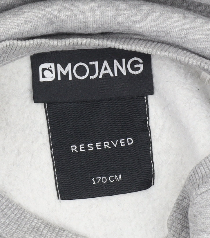 Mojang Boys Grey Pullover Sweatshirt - Size 12