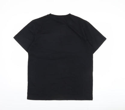Wolkernite Men's Black XL Graphic Print T-Shirt