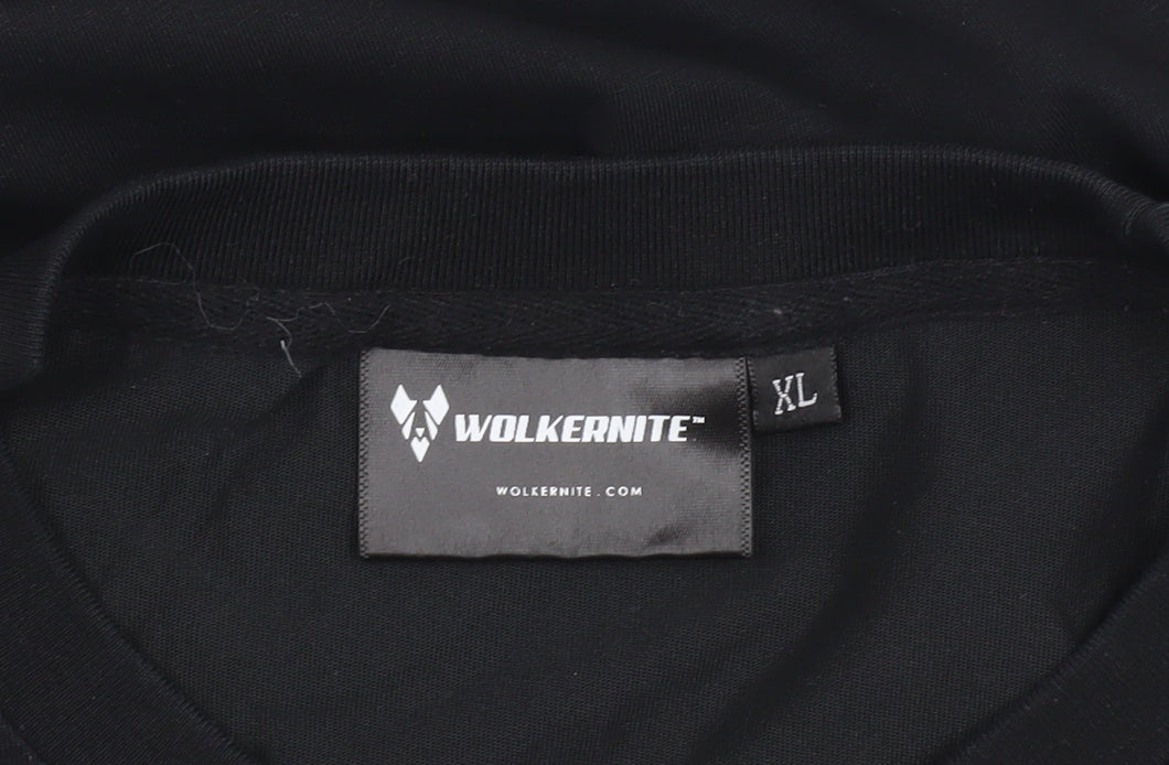 Wolkernite Men's Black XL Graphic Print T-Shirt