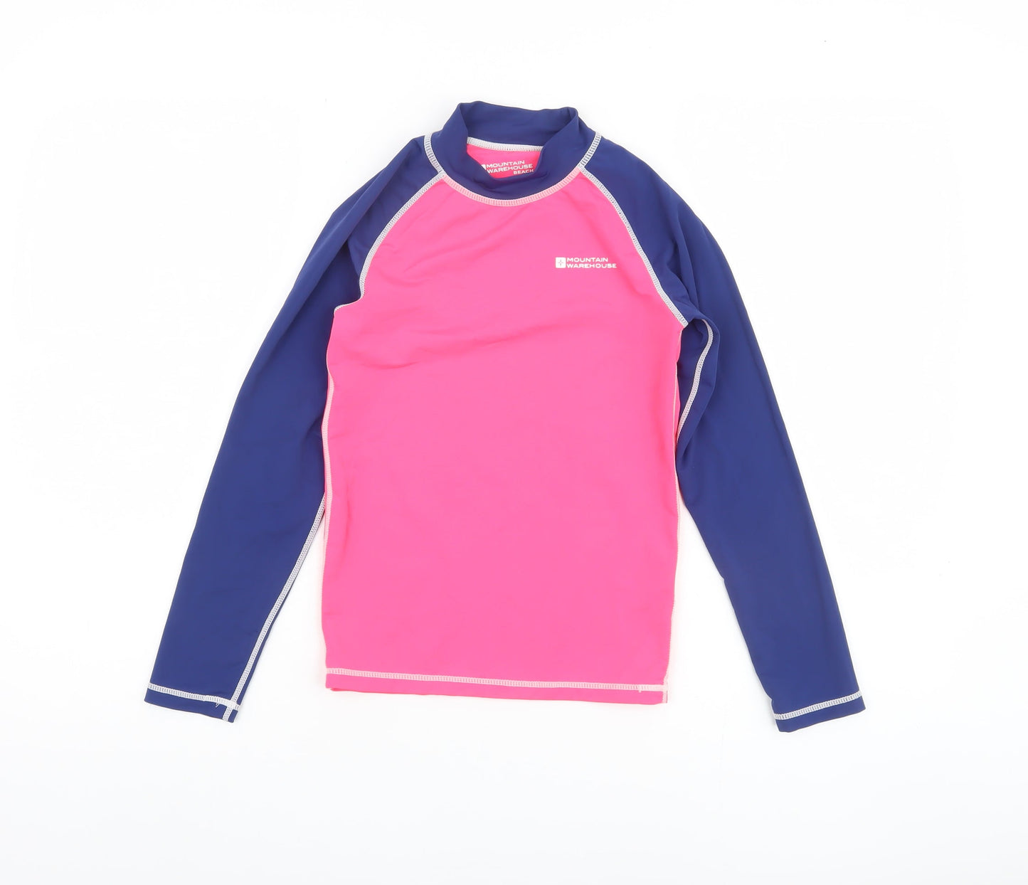 Mountain Warehouse Girls UV Protection Pink and Blue Top 9-10Y