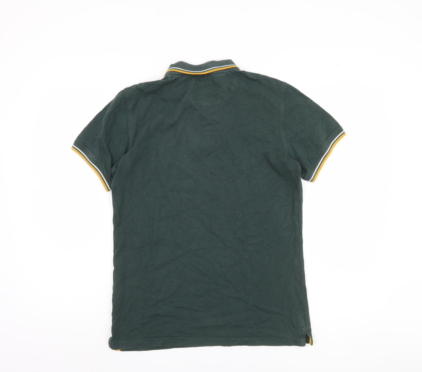 Jack Wills Men's Green Polo Shirt, Size S