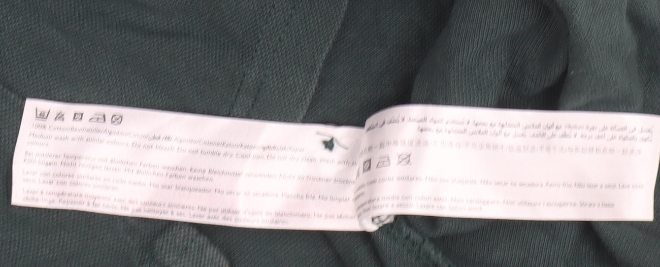 Jack Wills Men's Green Polo Shirt, Size S