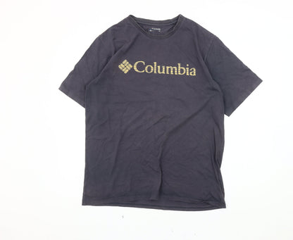 Mens UK Size L Columbia Black  T-Shirt
