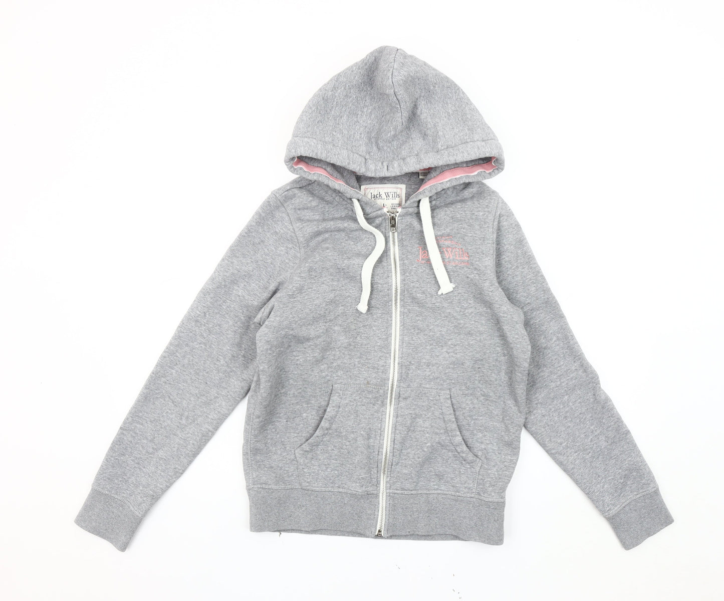 Womens UK Size 8 Jack Wills Grey Basic Jacket