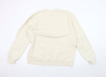 Mens UK Size M Disney Beige Pullover Sweatshirt