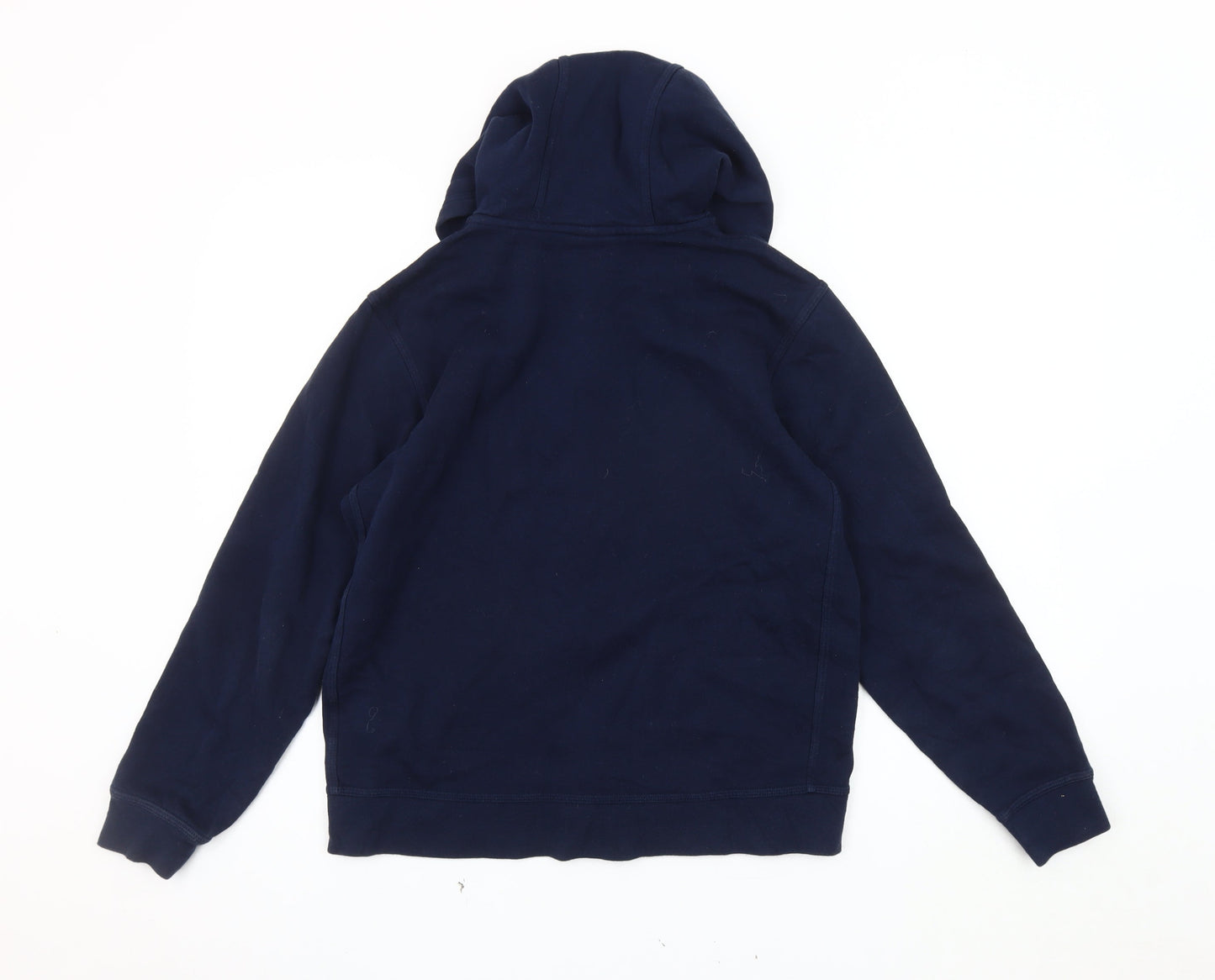 Nike Boys Blue Basic Hooded Jacket 13 Years