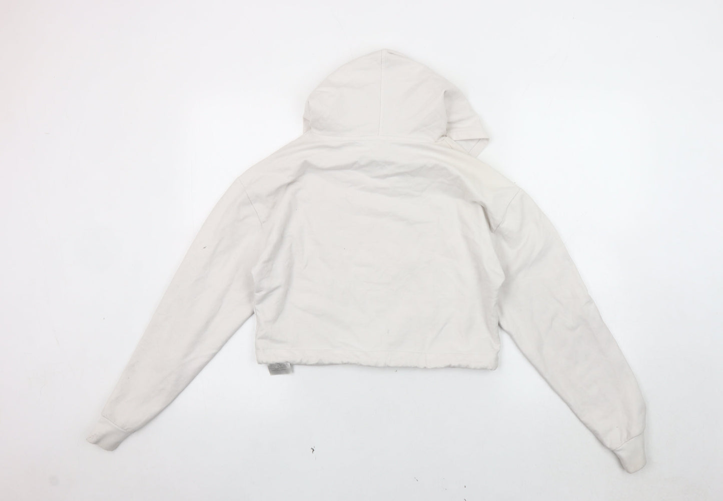 Guess Women's Ivory Logo Hoodie S