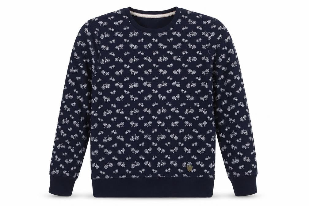 Mens UK Size M Threadbare Blue Pullover Sweatshirt