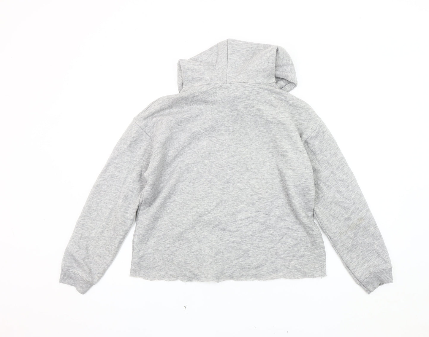 Zara Girls Grey Pullover Hoodie 13-14 Y California Print