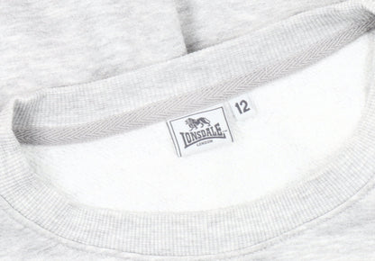 Lonsdale Women's Grey Pullover Sweatshirt Size 12