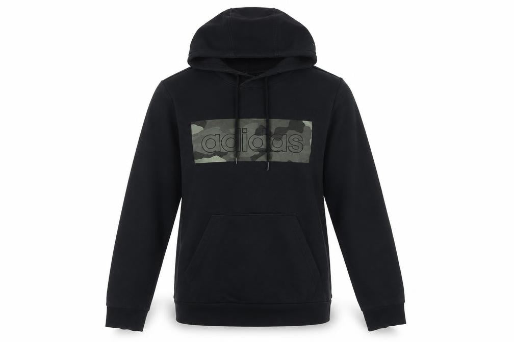 Mens UK Size M adidas Black Pullover Hoodie