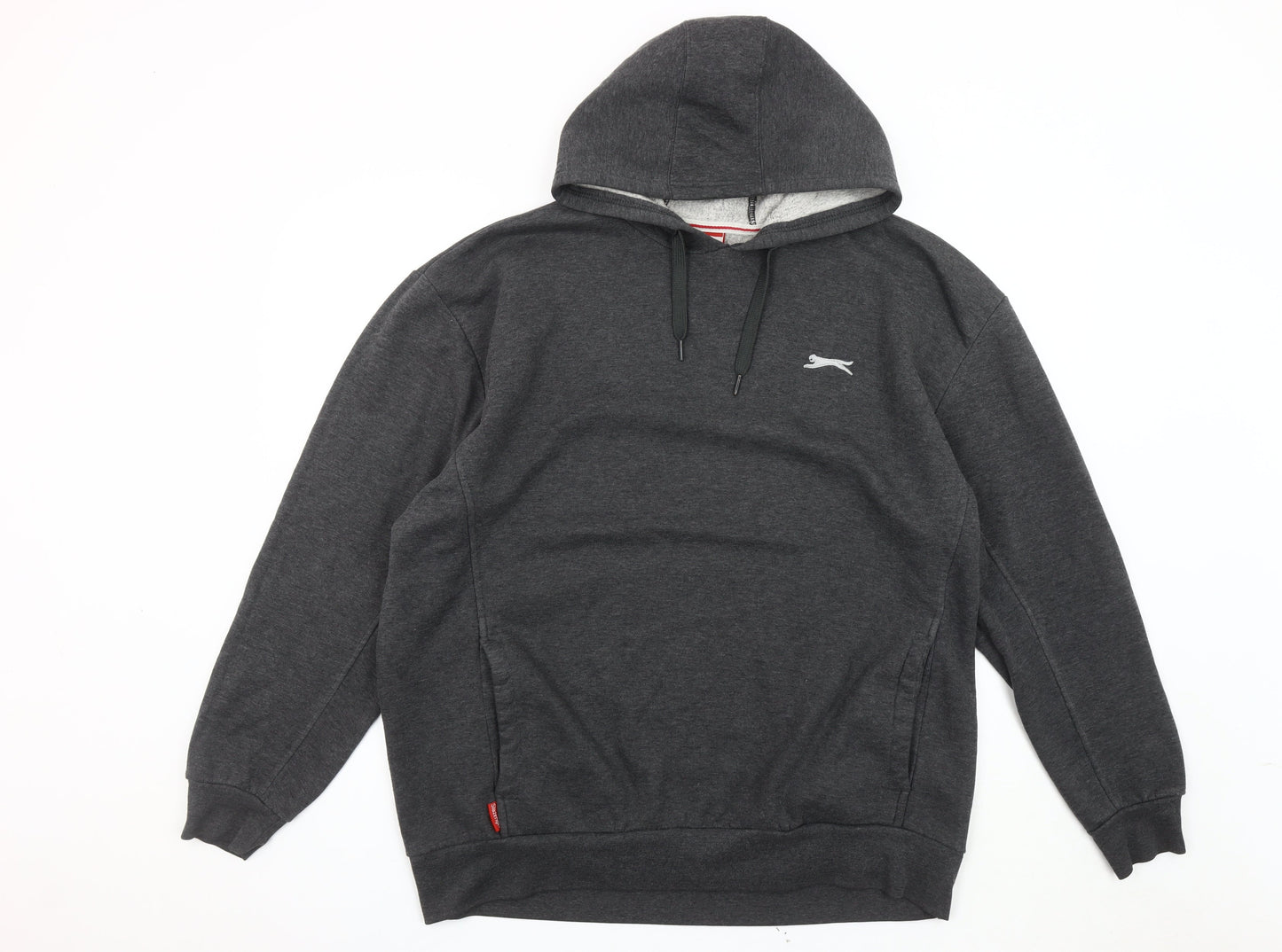 Mens UK Size 2XL Slazenger Grey Pullover Hoodie