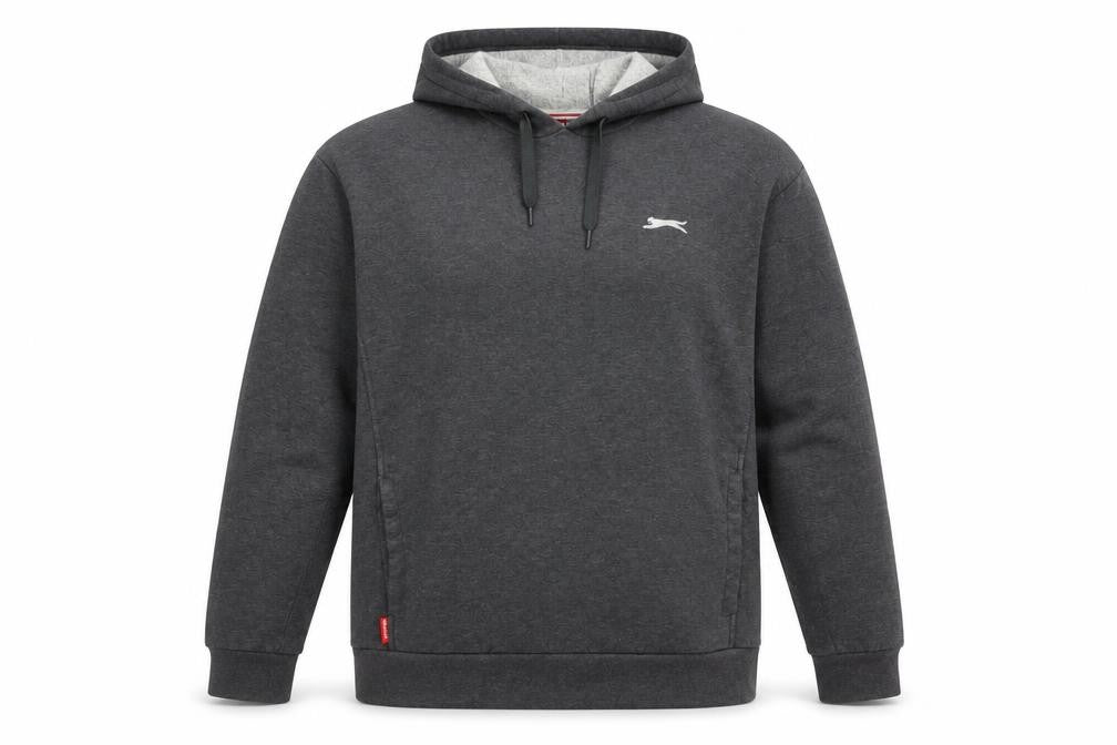 Mens UK Size 2XL Slazenger Grey Pullover Hoodie