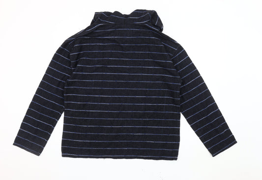 Urban Outfitters Men's Black Striped Hoodie S