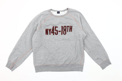 Mens UK Size L Gap Grey Pullover Sweatshirt