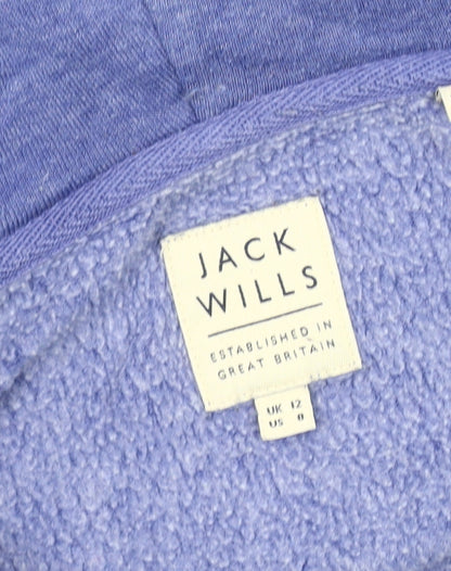 Womens UK Size 12 Jack Wills Blue Basic Jacket