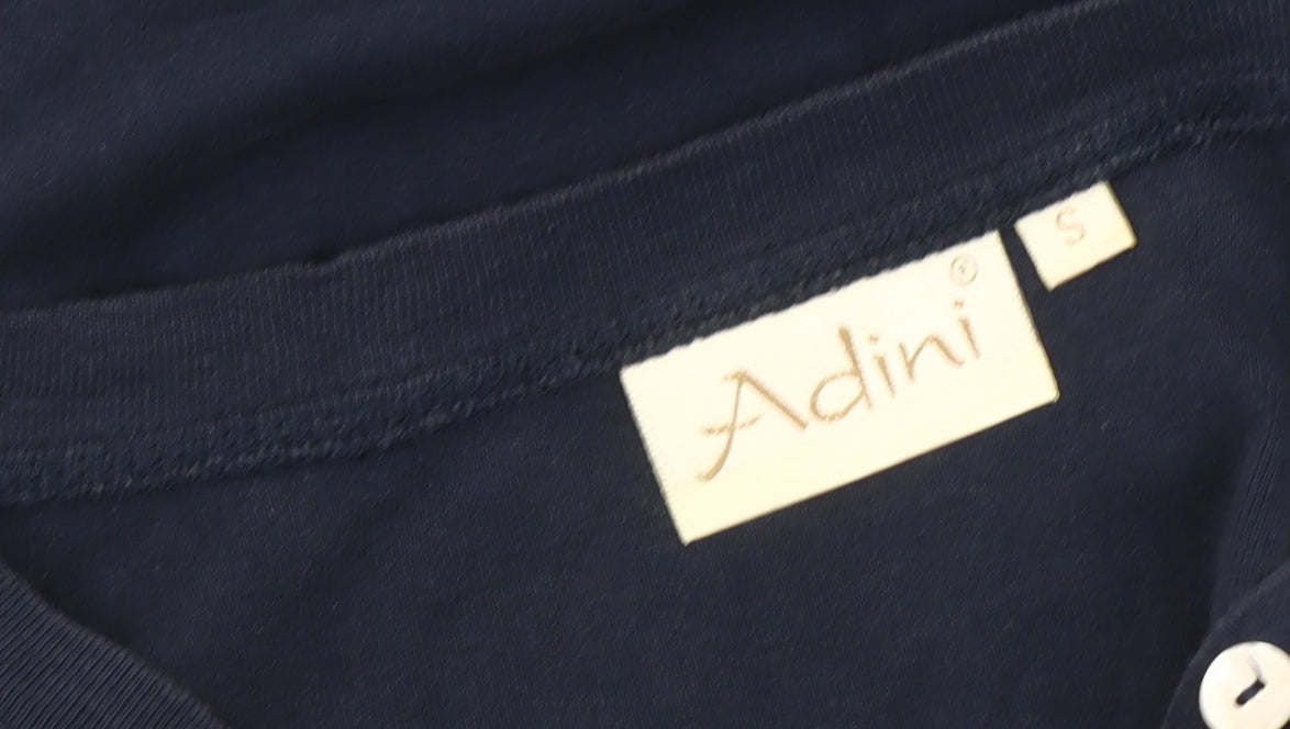 Womens UK Size S Adini Blue Basic Blouse