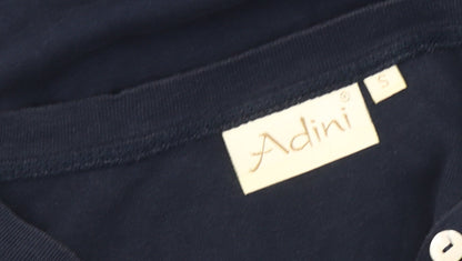 Womens UK Size S Adini Blue Basic Blouse