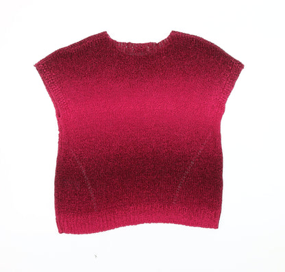 Womens UK Size 14 Marks and Spencer Red Pullover Jumper