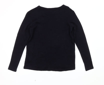 Womens UK Size UK 10 Zara Black Pullover Jumper