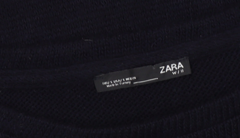 Womens UK Size UK 10 Zara Black Pullover Jumper