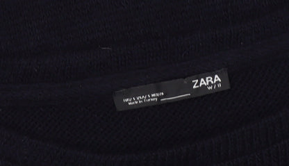 Womens UK Size UK 10 Zara Black Pullover Jumper