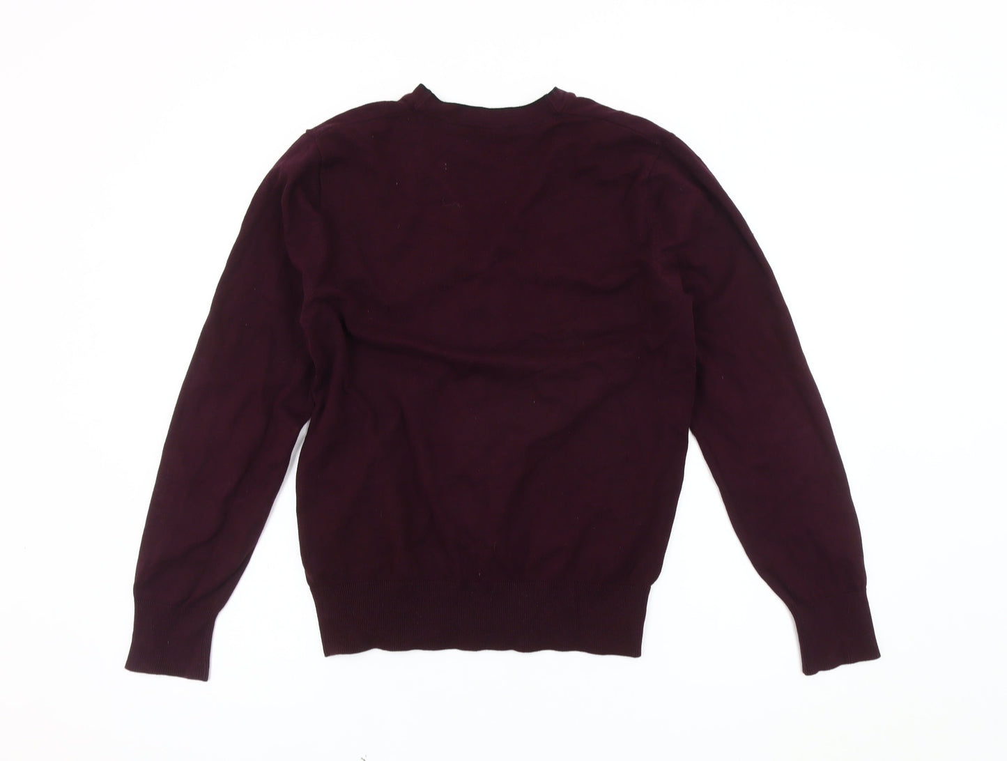 Burton Men's Purple Cardigan, Size S, Casual Knitwear