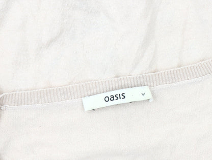 Oasis Women's Multicoloured Floral Pullover Knit Jumper M