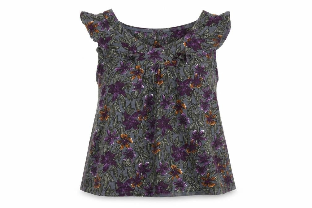 Fat Face Women's Multicoloured Floral Blouse Size 10