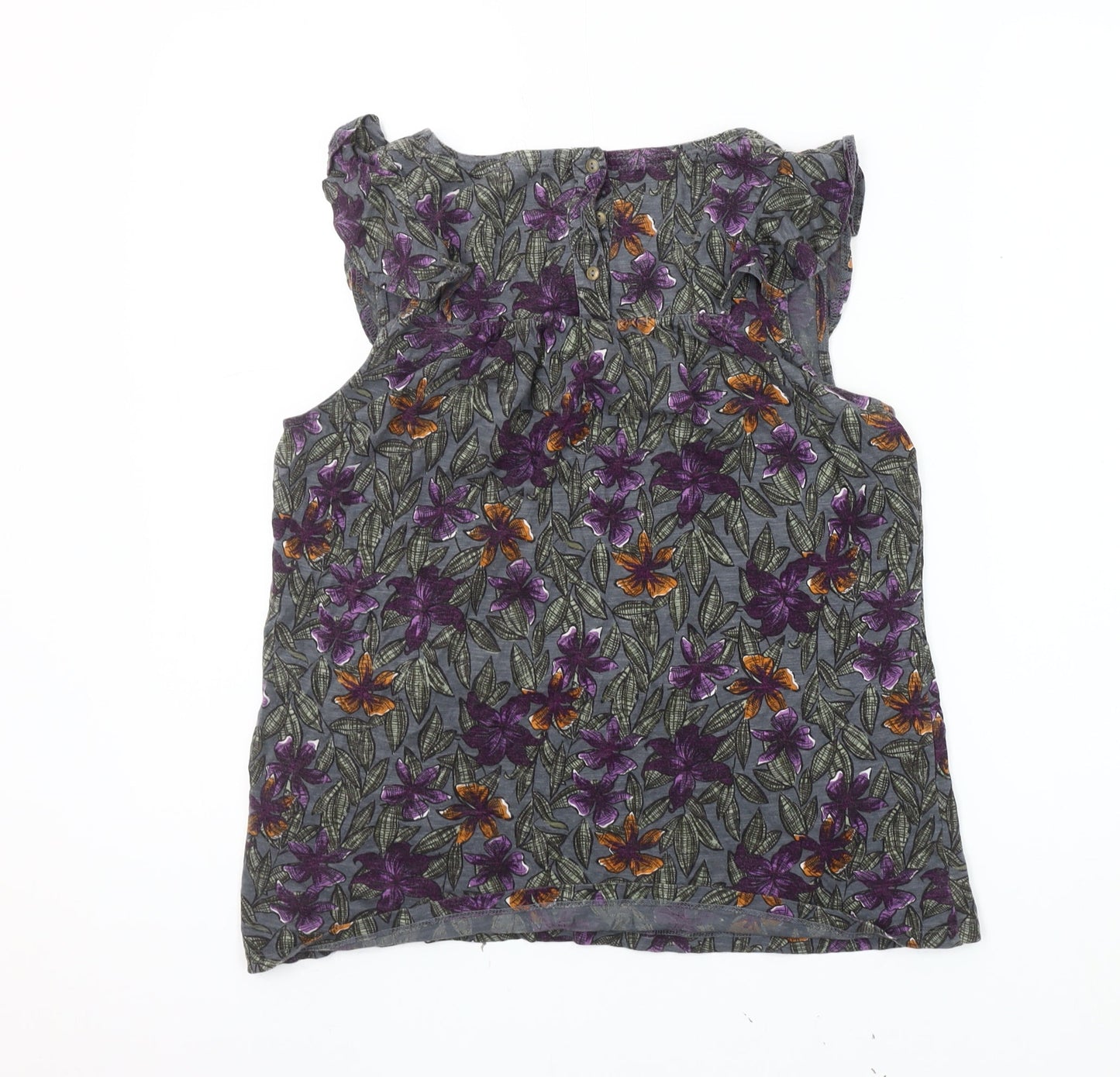 Fat Face Women's Multicoloured Floral Blouse Size 10