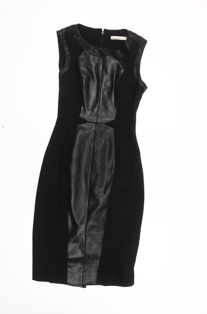 Karen Millen Women's Black Sleeveless Pencil Dress