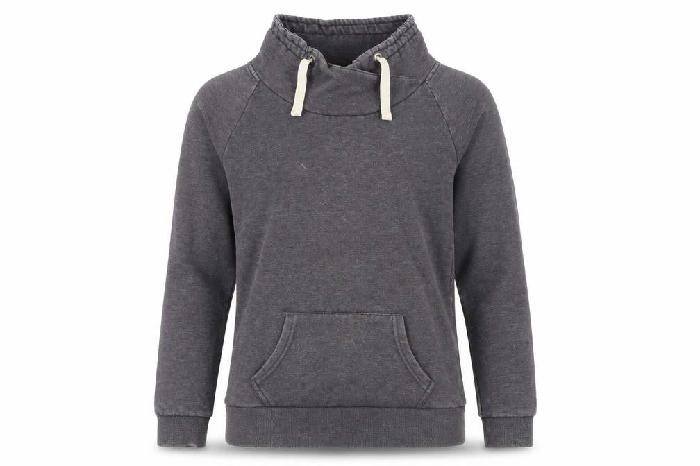 Womens UK Size UK 12 Bench Grey Pullover Hoodie