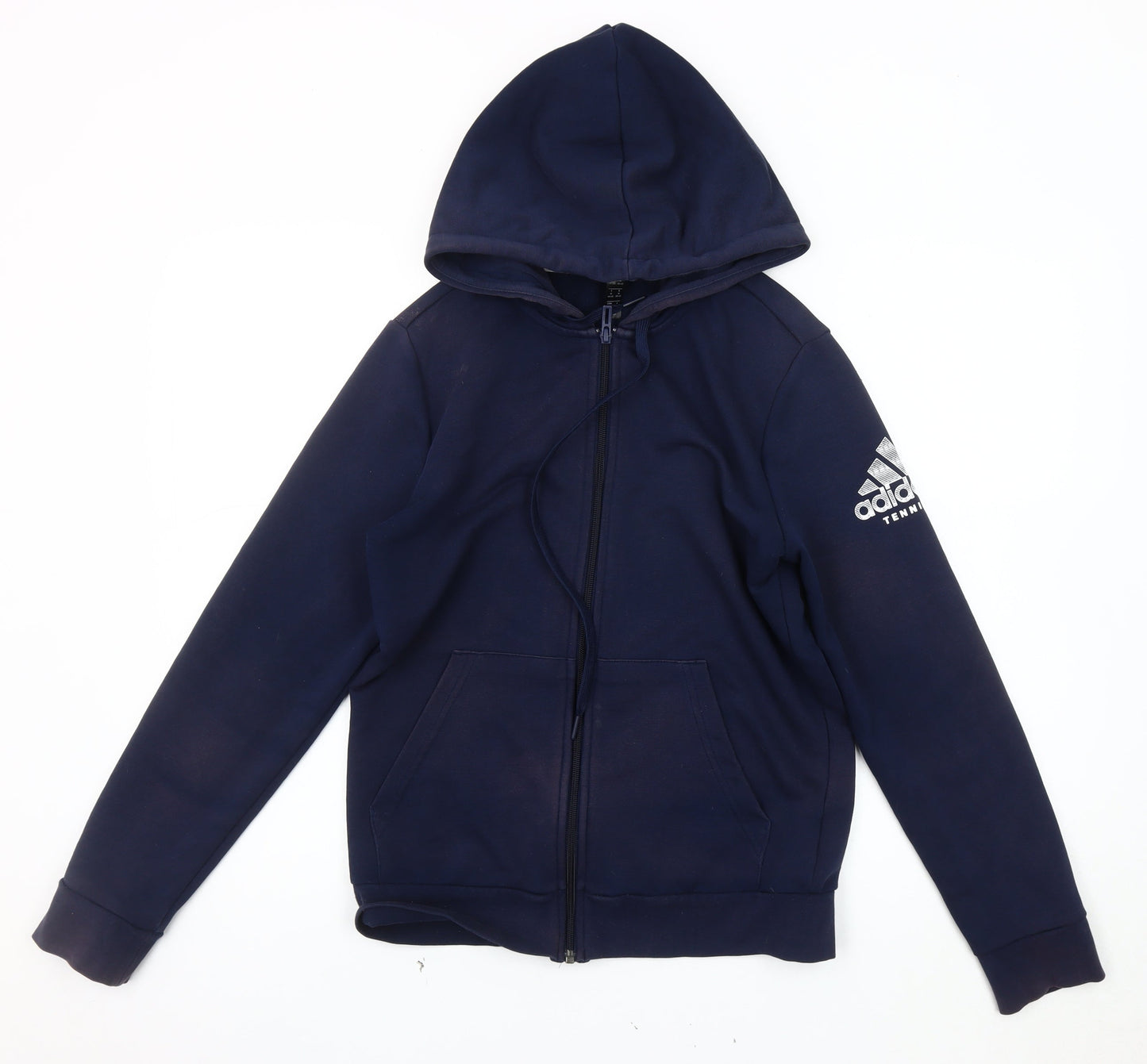 Unisex Adults UK Size M adidas Blue Basic Jacket