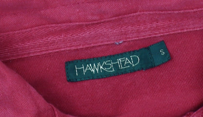 Hawkshead Men's Red Long Sleeve Polo Shirt S