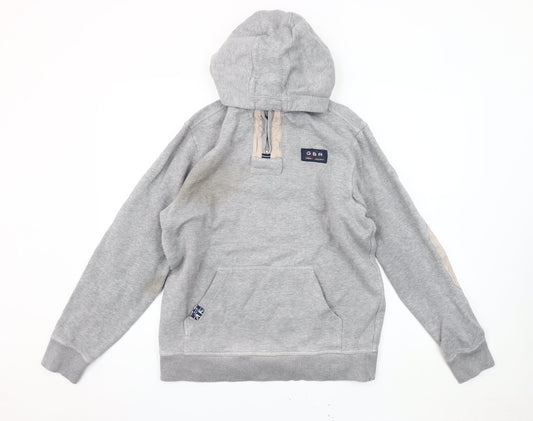 Mens UK Size S Crew Clothing Company Grey Pullover Hoodie