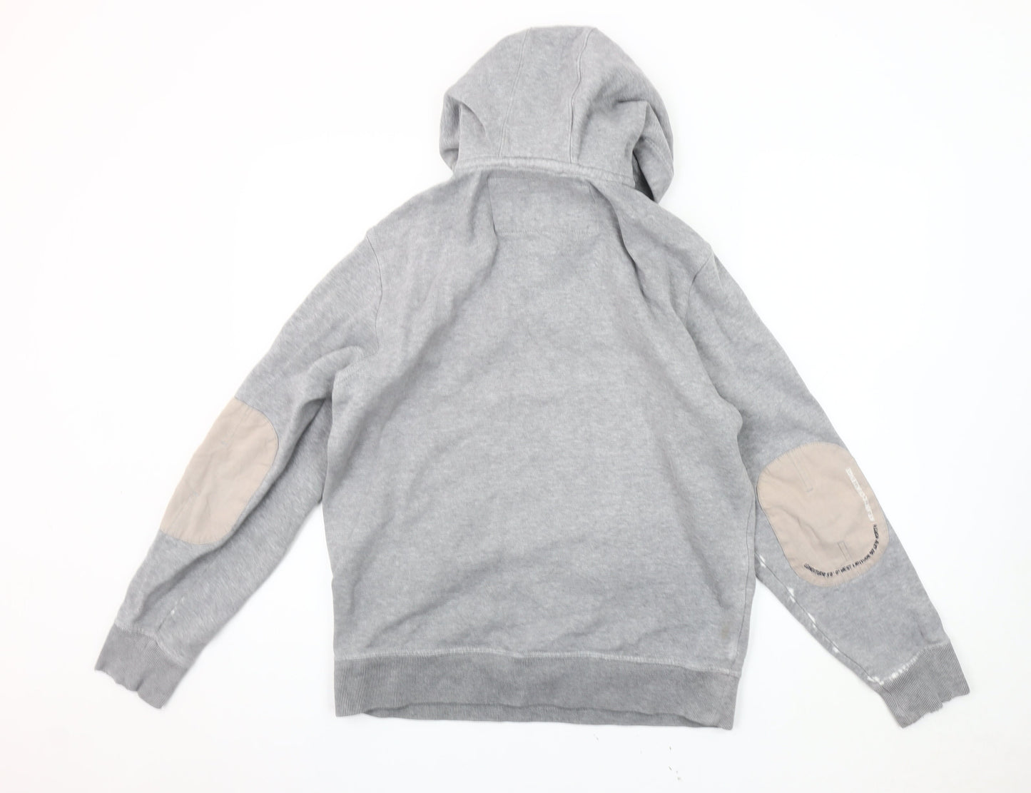 Mens UK Size S Crew Clothing Company Grey Pullover Hoodie
